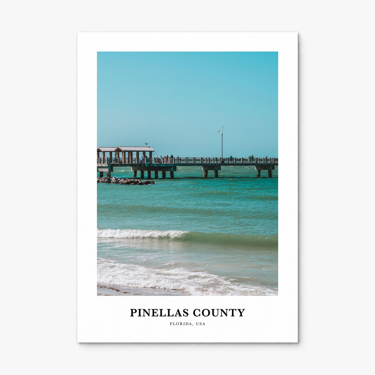 Pinellas County Classic Poster, print only (unframed)