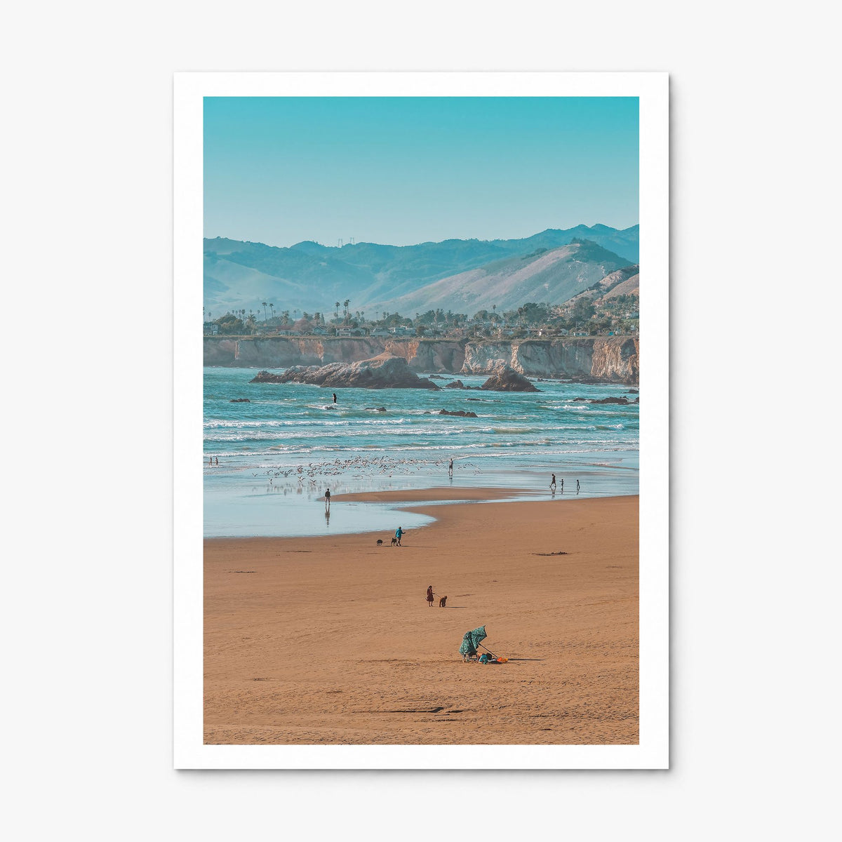 Pismo Beach Photo No 2 Poster, print only (unframed), white border