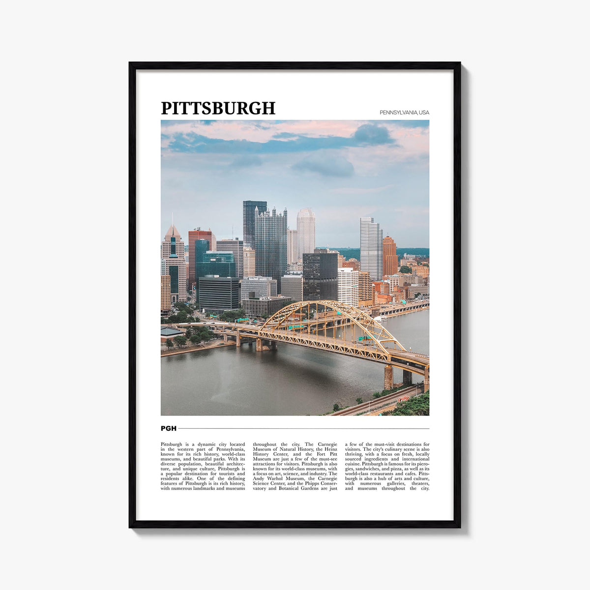 Pittsburgh Travel Poster