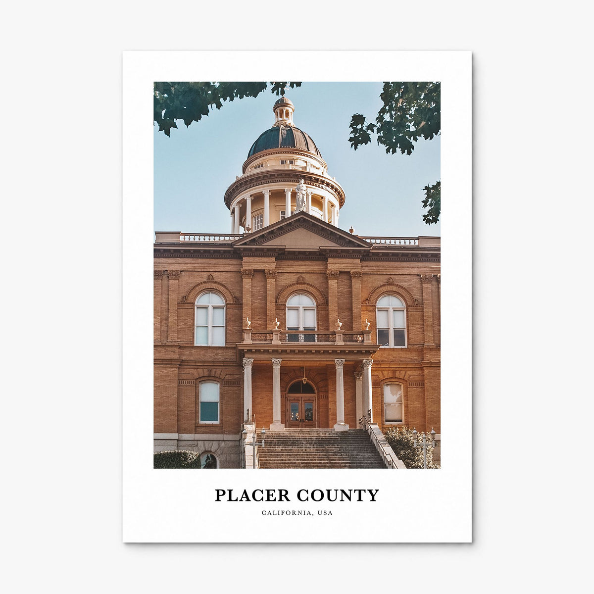 Placer County Classic Poster, print only (unframed)
