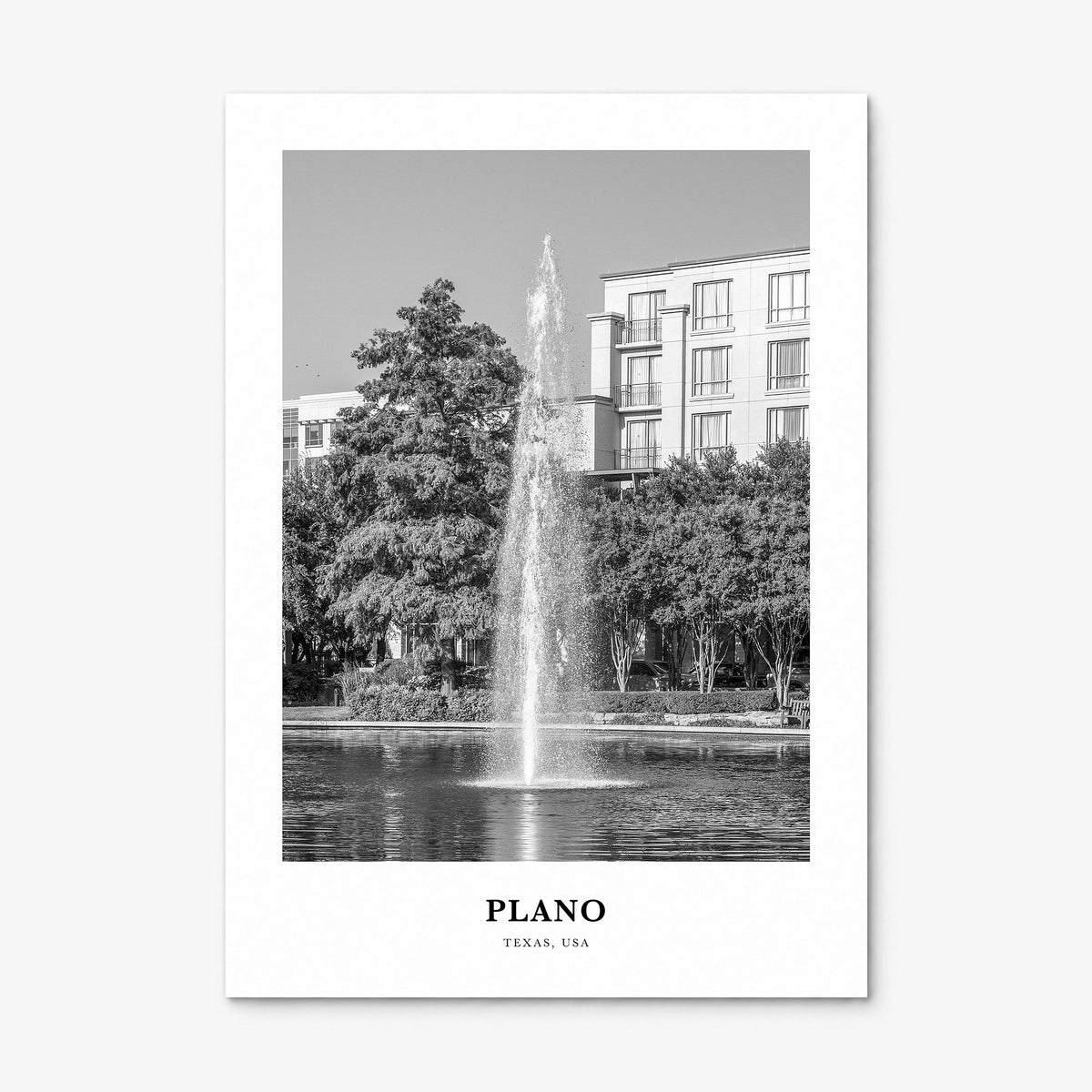 Plano Classic Poster, print only (unframed)