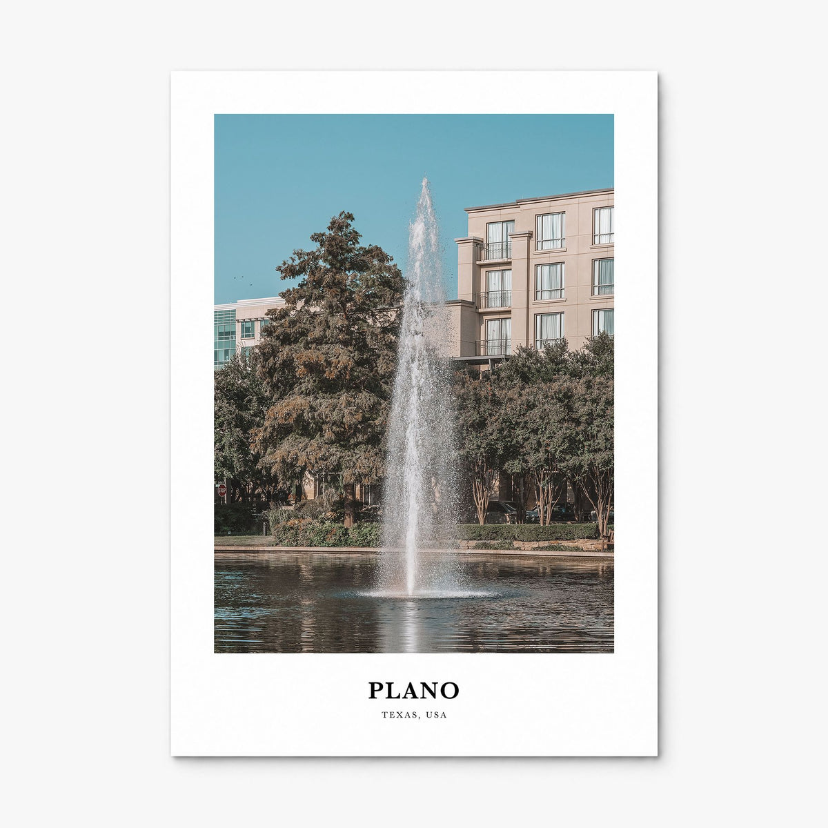 Plano Classic Poster, print only (unframed)