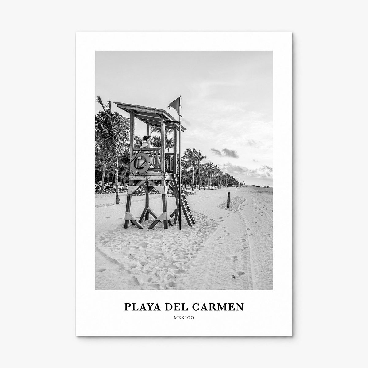 Playa del Carmen Classic Poster, print only (unframed)