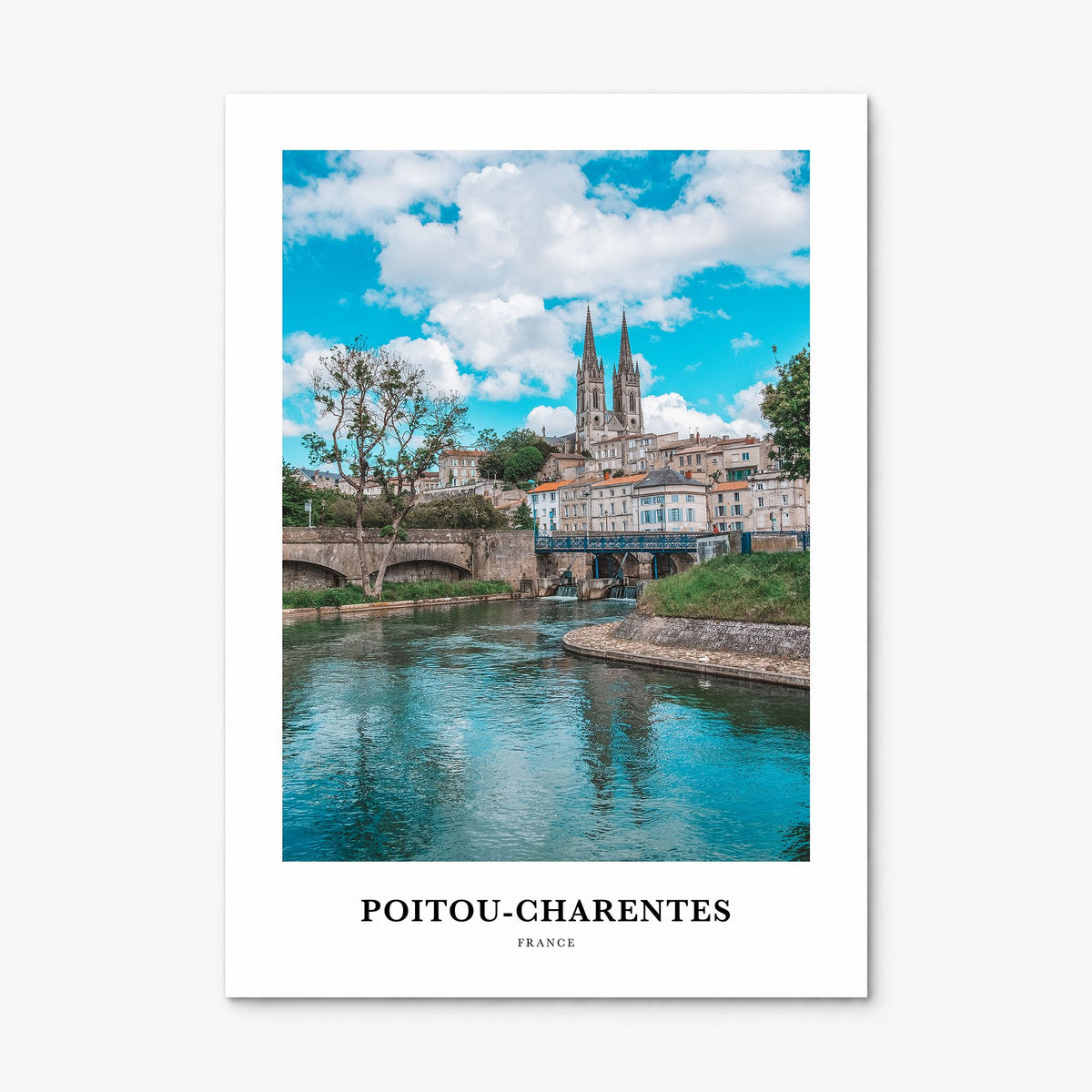 Poitou-Charentes Classic Poster, print only (unframed)