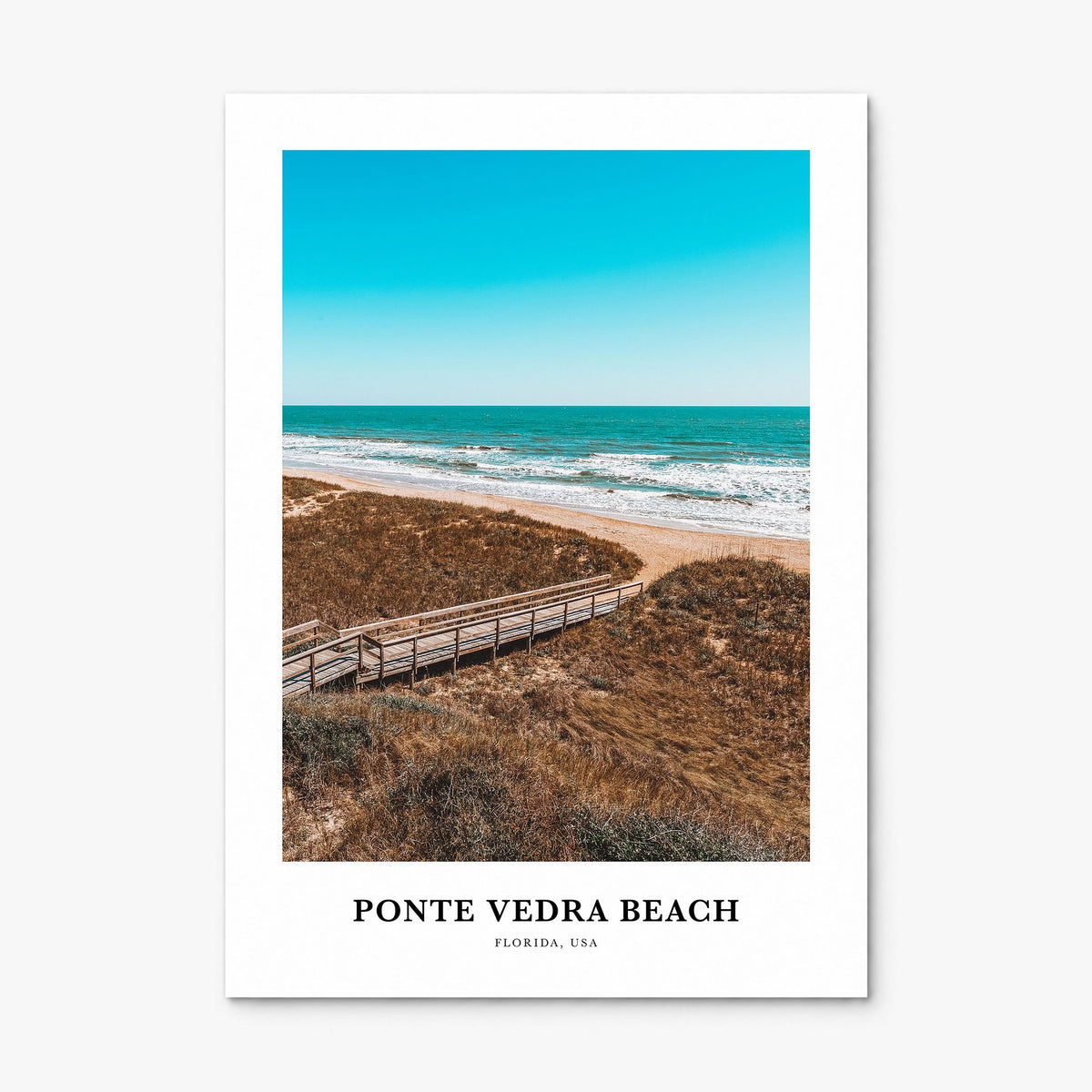 Ponte Vedra Beach Classic Poster, print only (unframed)