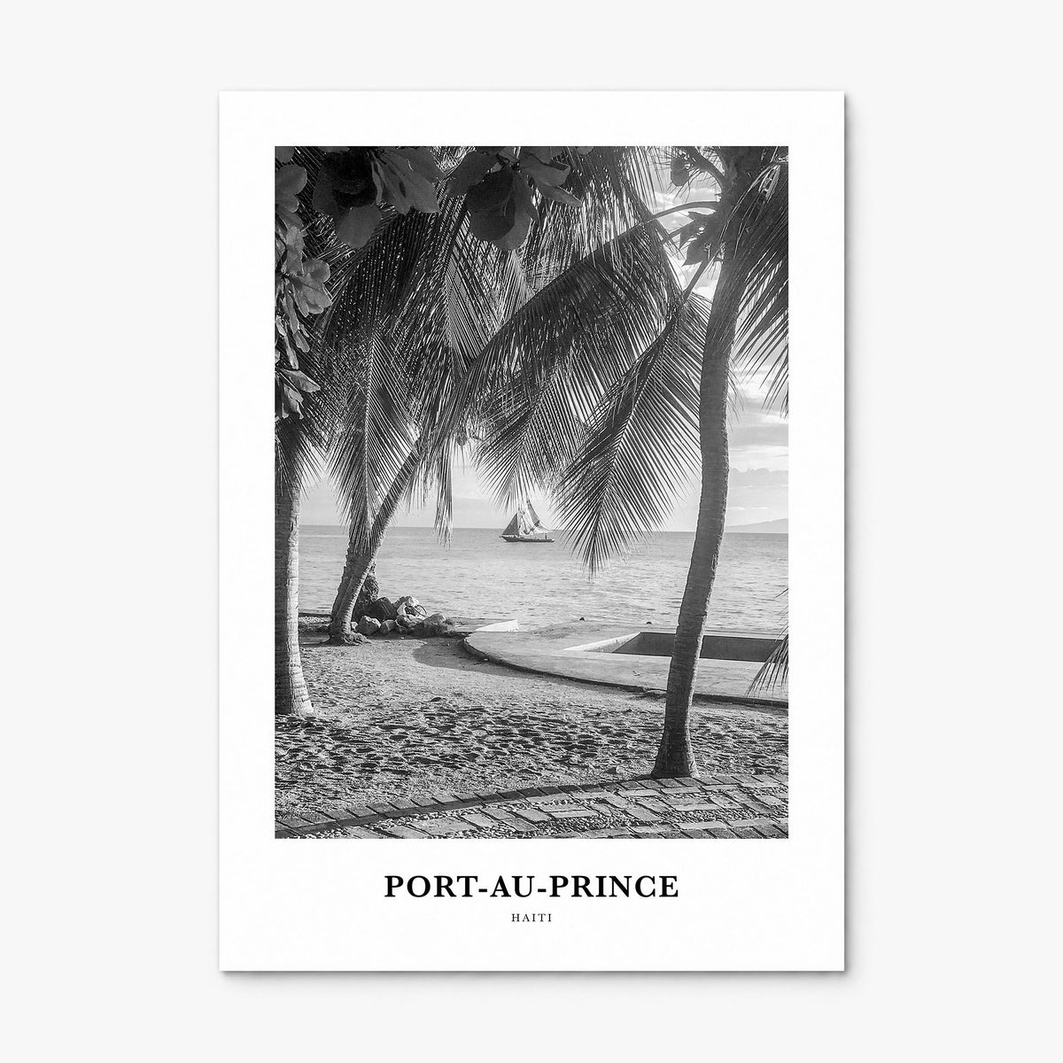 Port-au-Prince Classic Poster, print only (unframed)