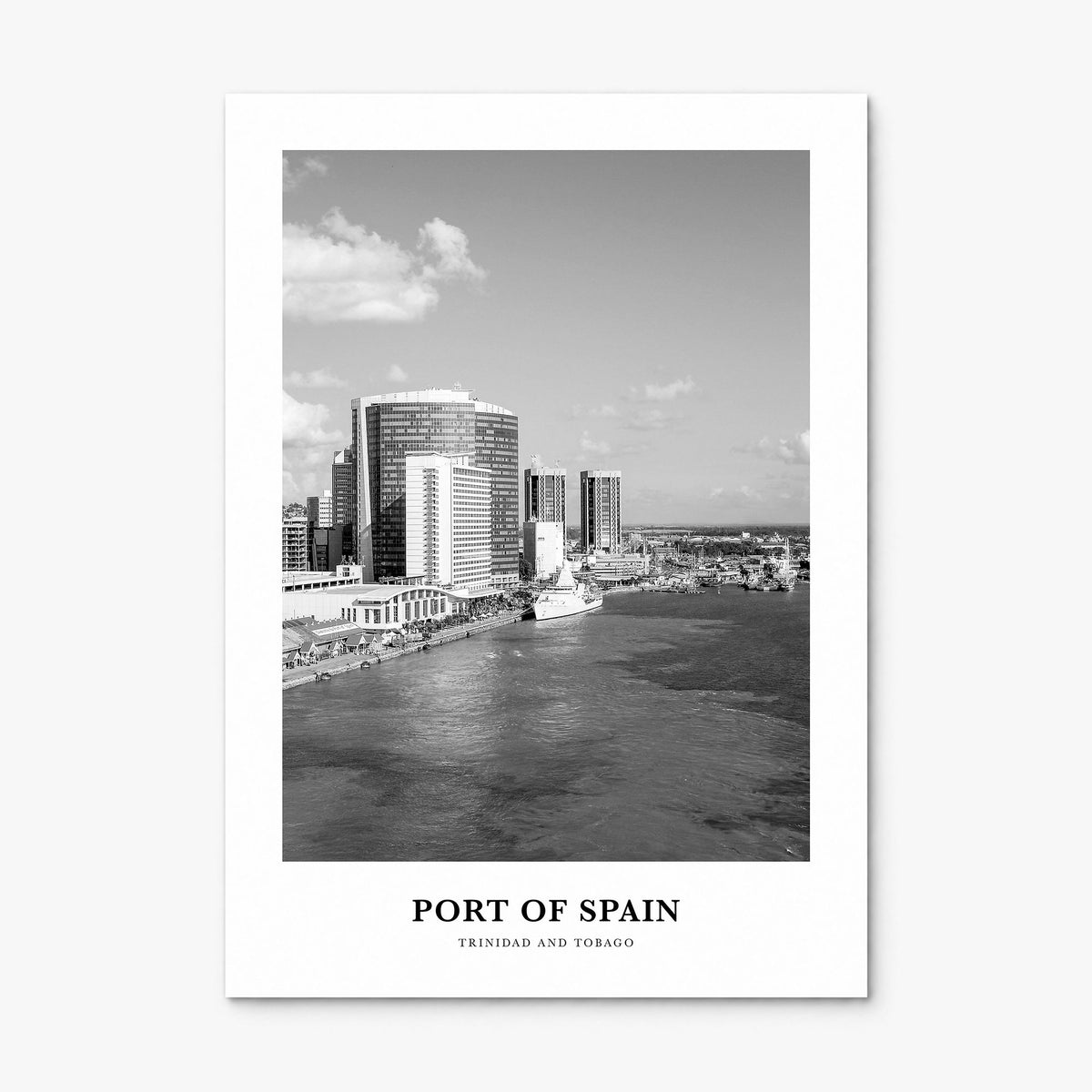 Port of Spain Classic Poster, print only (unframed)