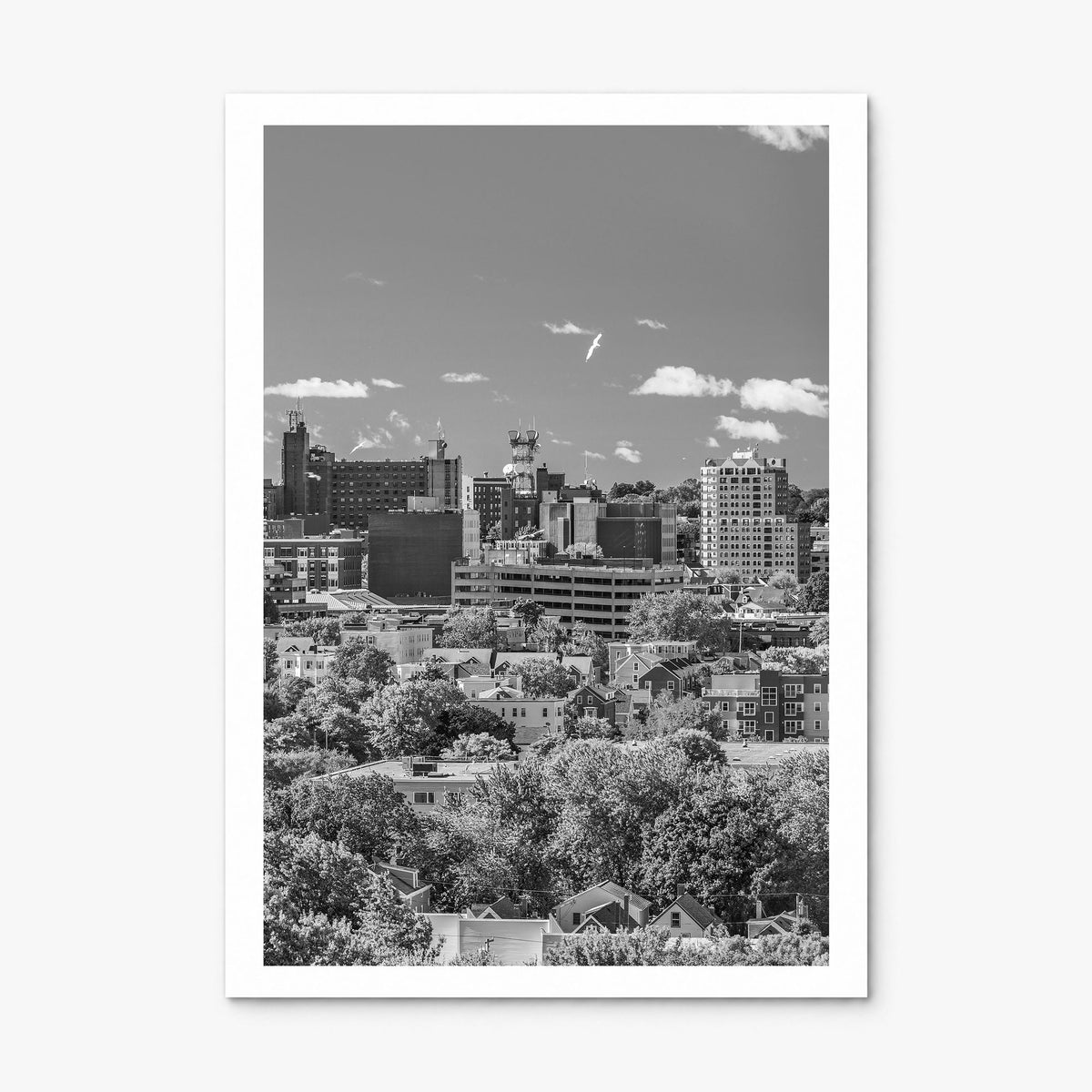 Portland, Maine Photo Poster, print only (unframed), white border