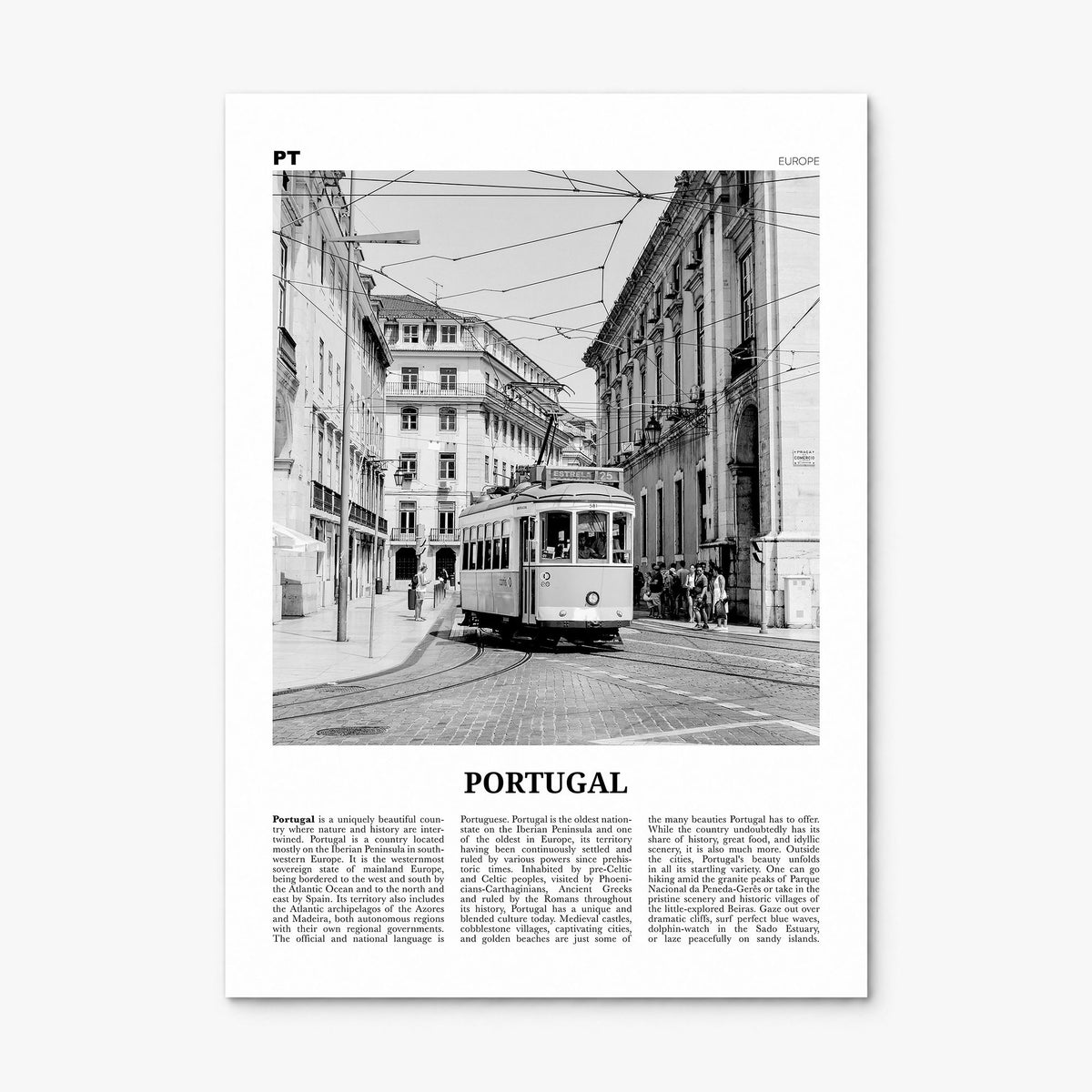 Portugal Newspaper No 2 Poster, print only (unframed)