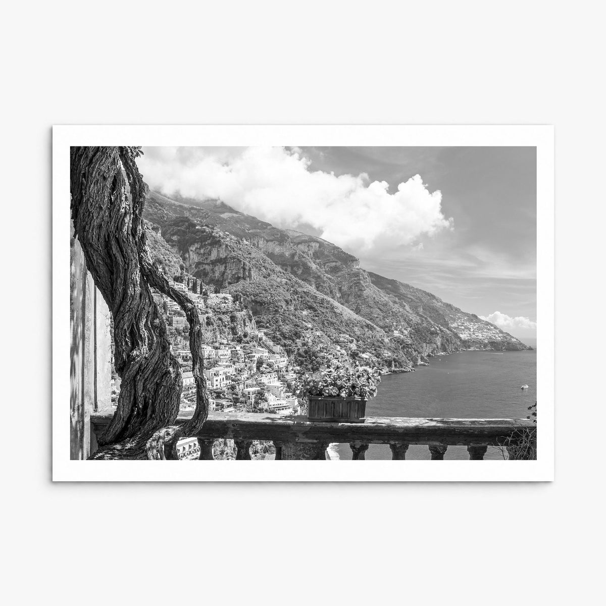 Positano Photo No 1 Poster, print only (unframed), white border