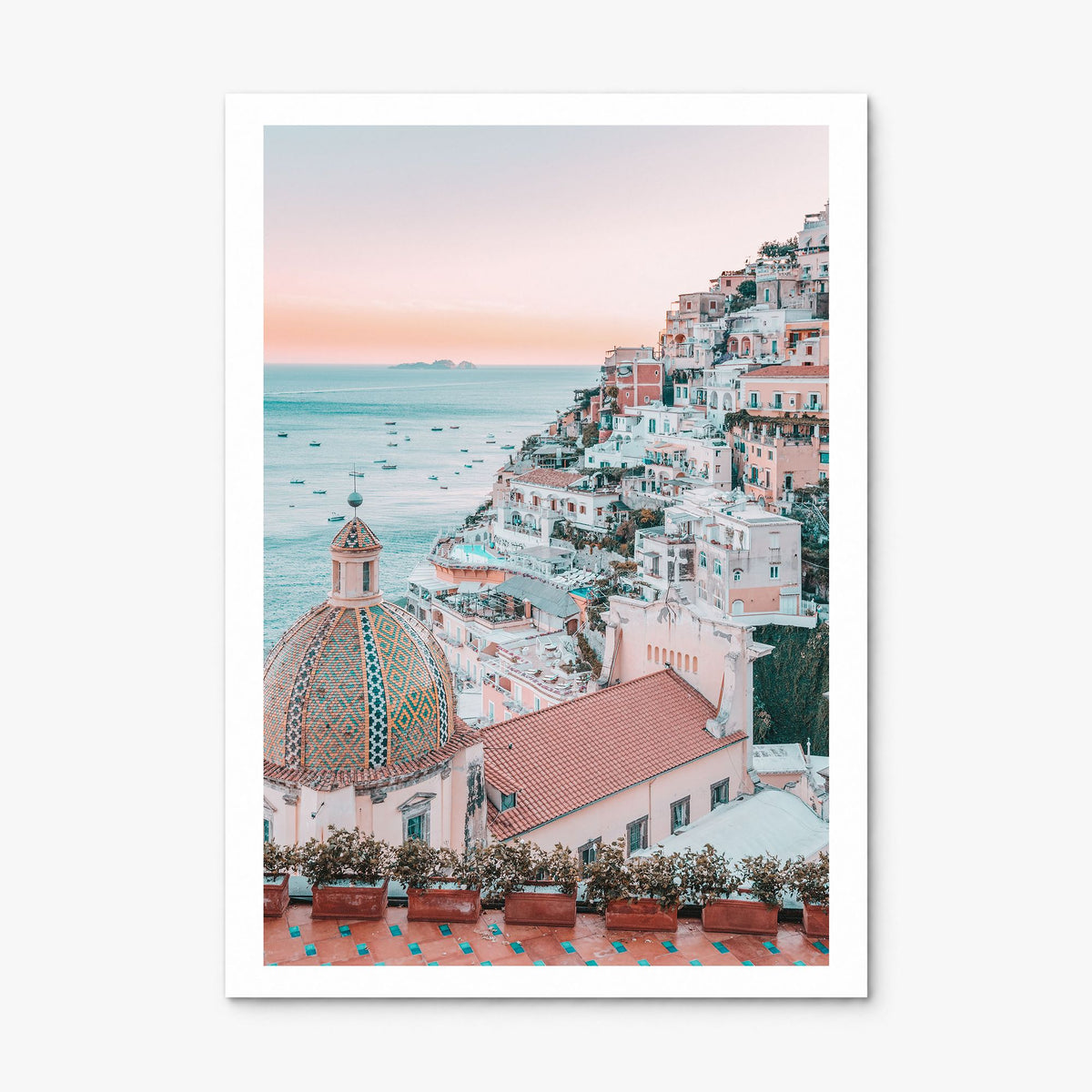 Positano Photo No 1 Poster, print only (unframed), white border