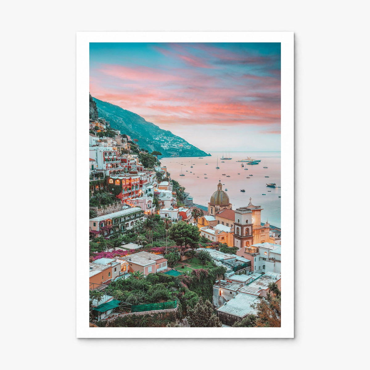 Positano Photo No 4 Poster, print only (unframed), white border