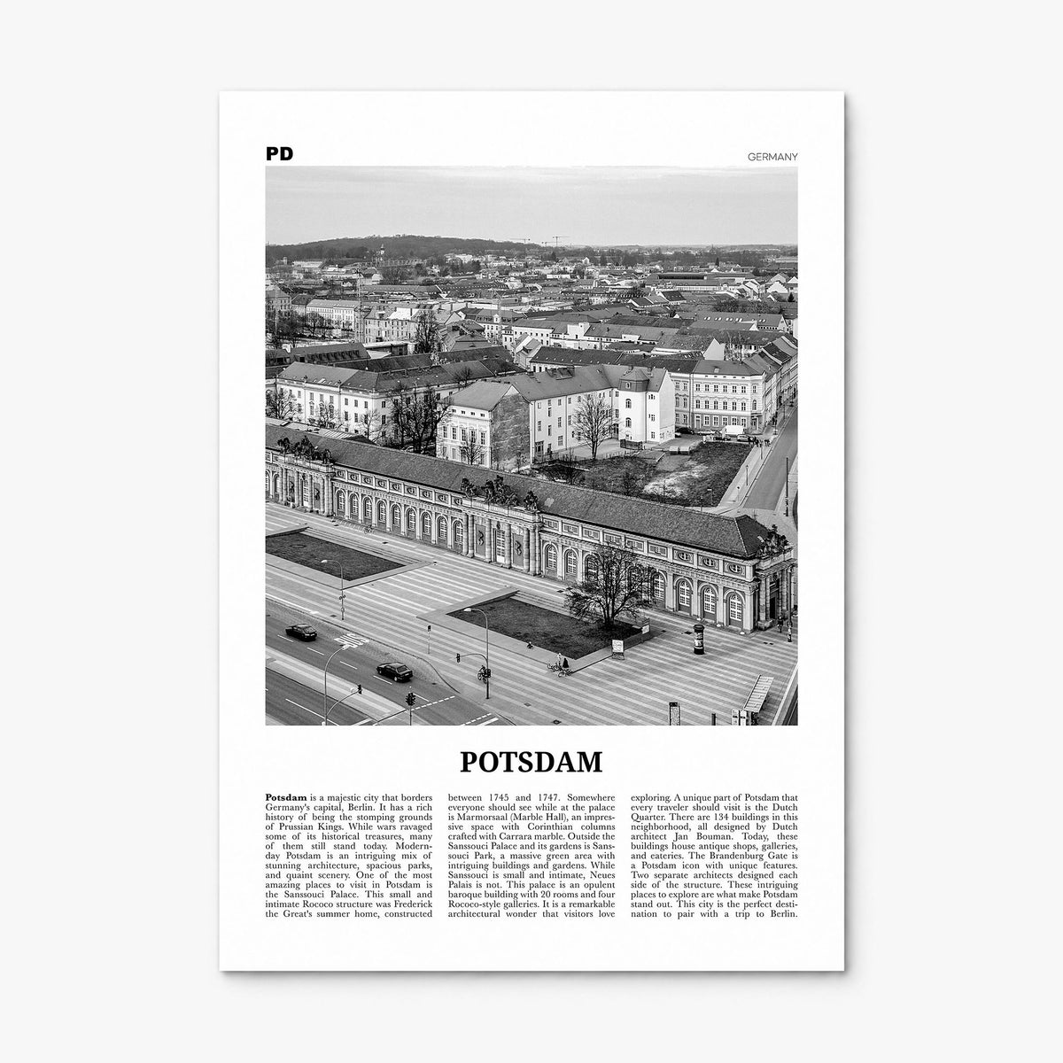 Potsdam Newspaper Poster, print only (unframed)