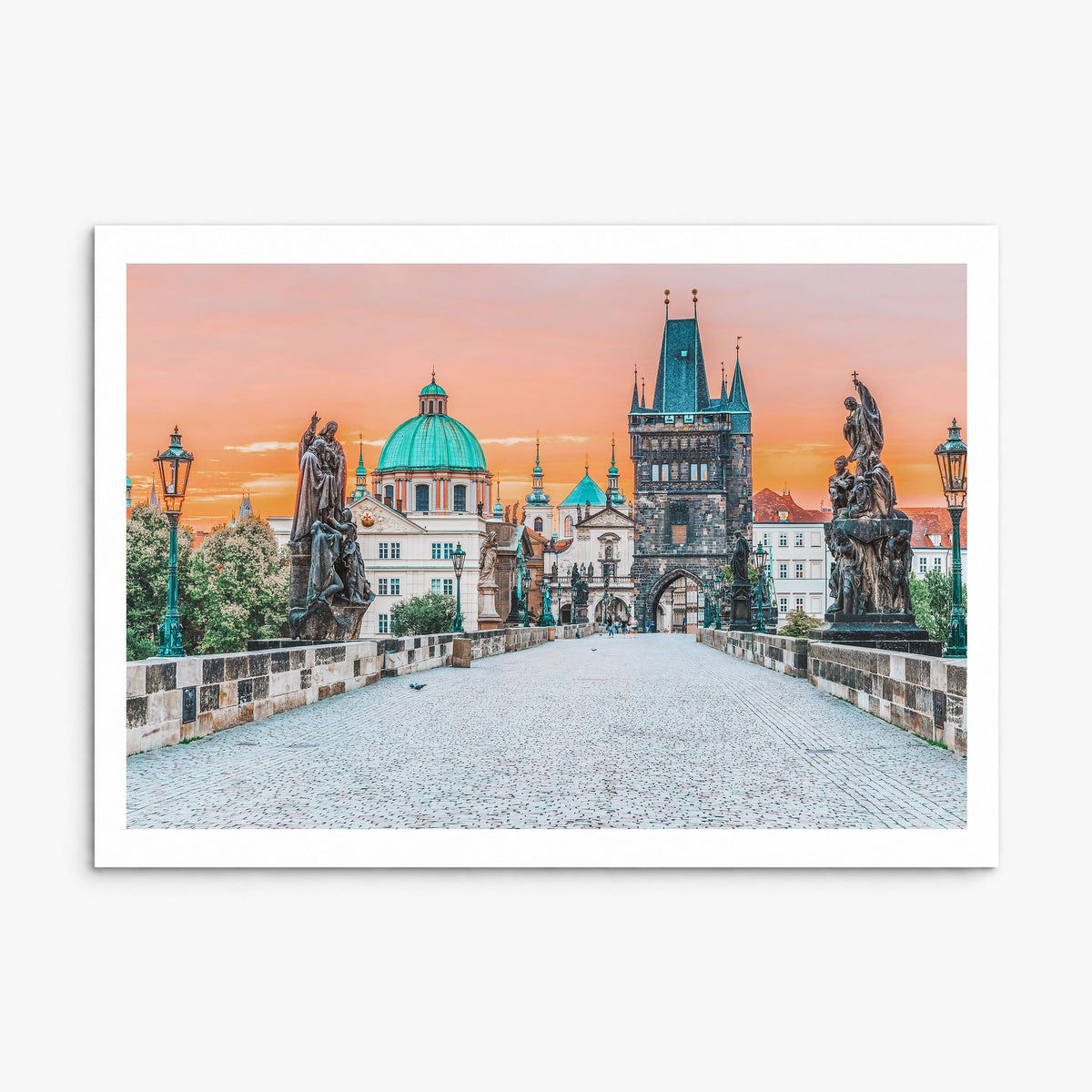 Prague Photo Poster, print only (unframed), white border