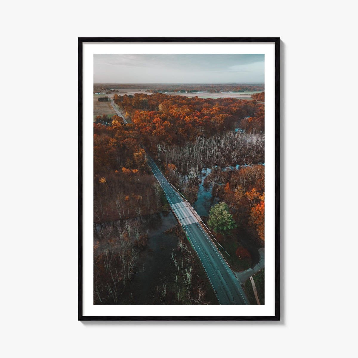 Princeton no. 2 colorful photo poster of New Jersey, USA – vertical wall art, unframed print shown in interior mockup