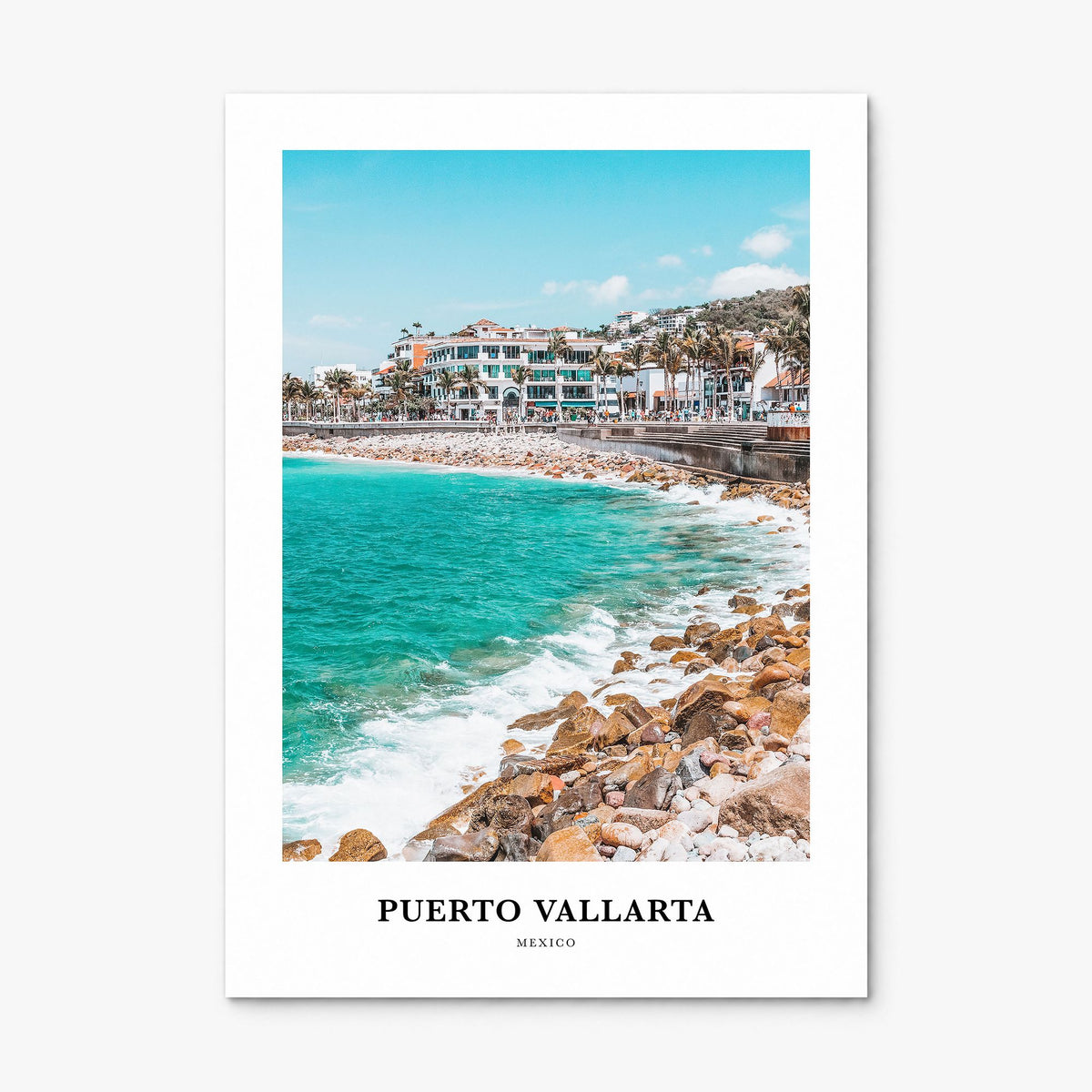 Puerto Vallarta Classic Poster, print only (unframed)