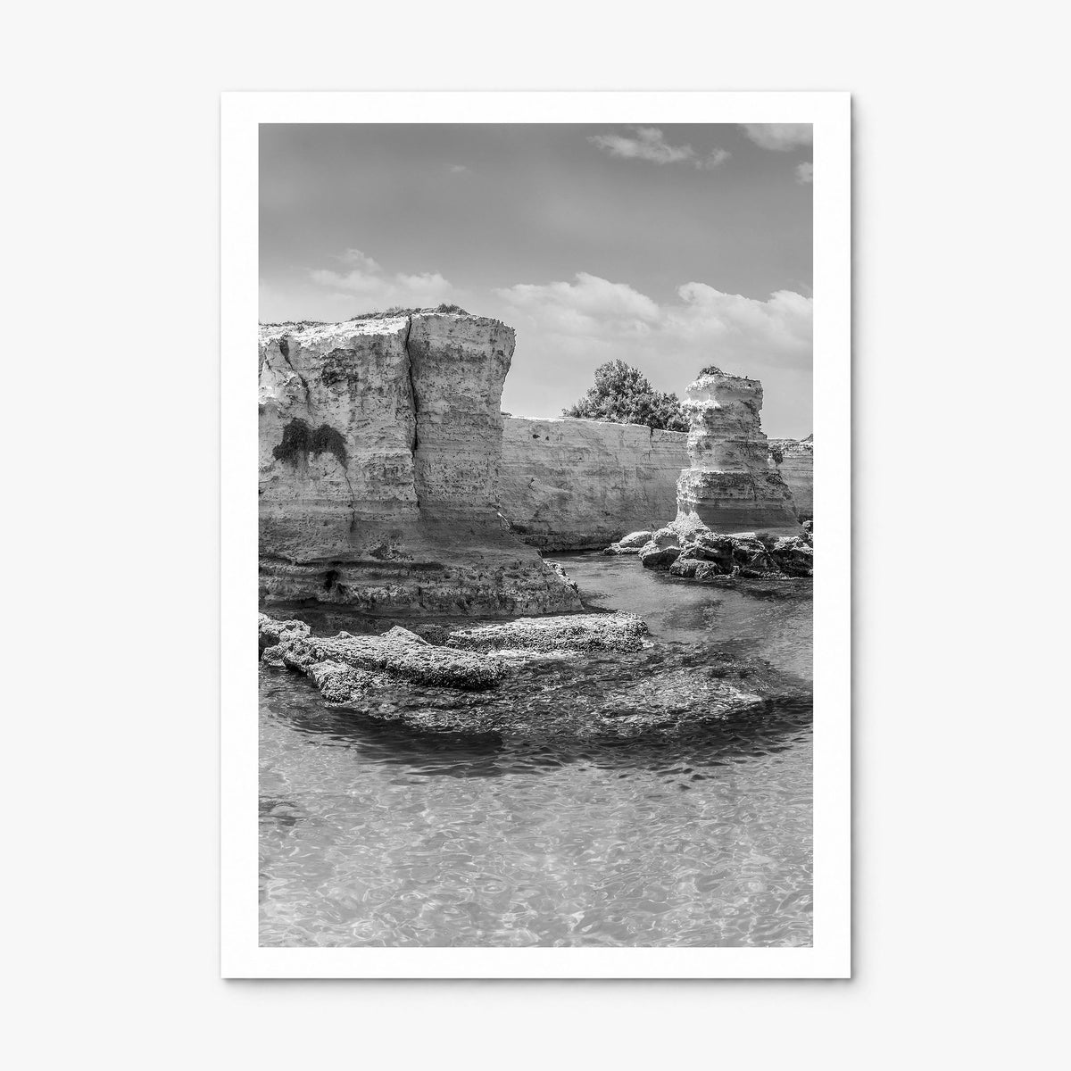 Apulia Photo Poster, print only (unframed), white border
