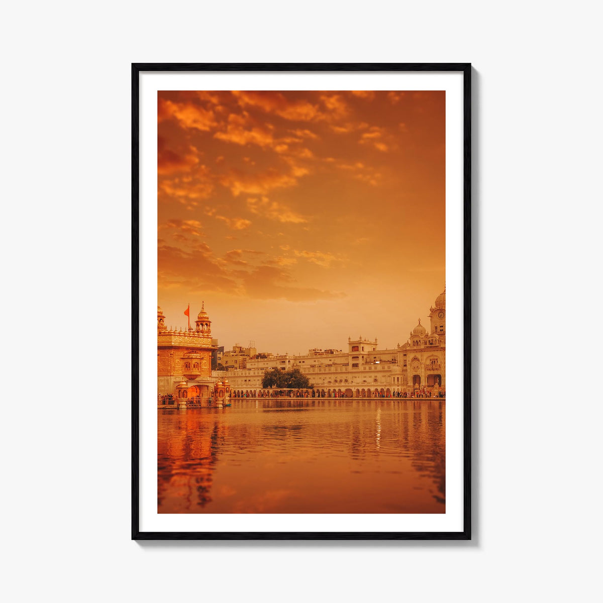 Punjab no. 2 colorful photo poster of India – vertical wall art, unframed print shown in interior mockup