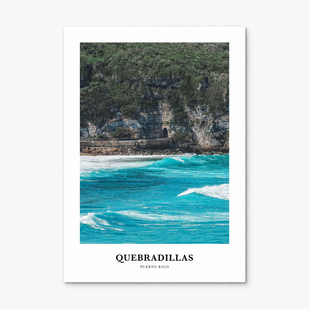 Quebradillas Classic Poster, print only (unframed)