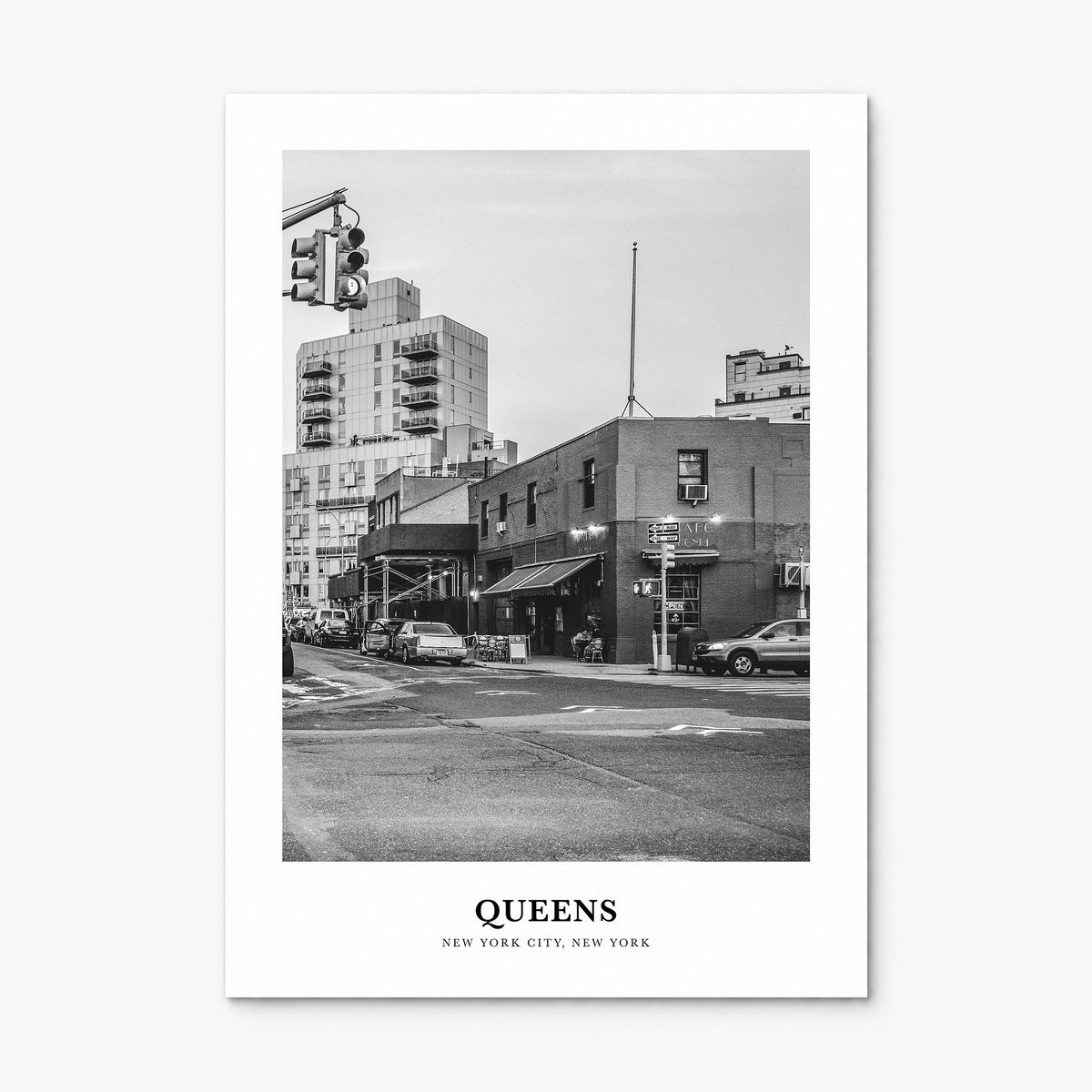Queens, New York Classic No 2 Poster, print only (unframed)