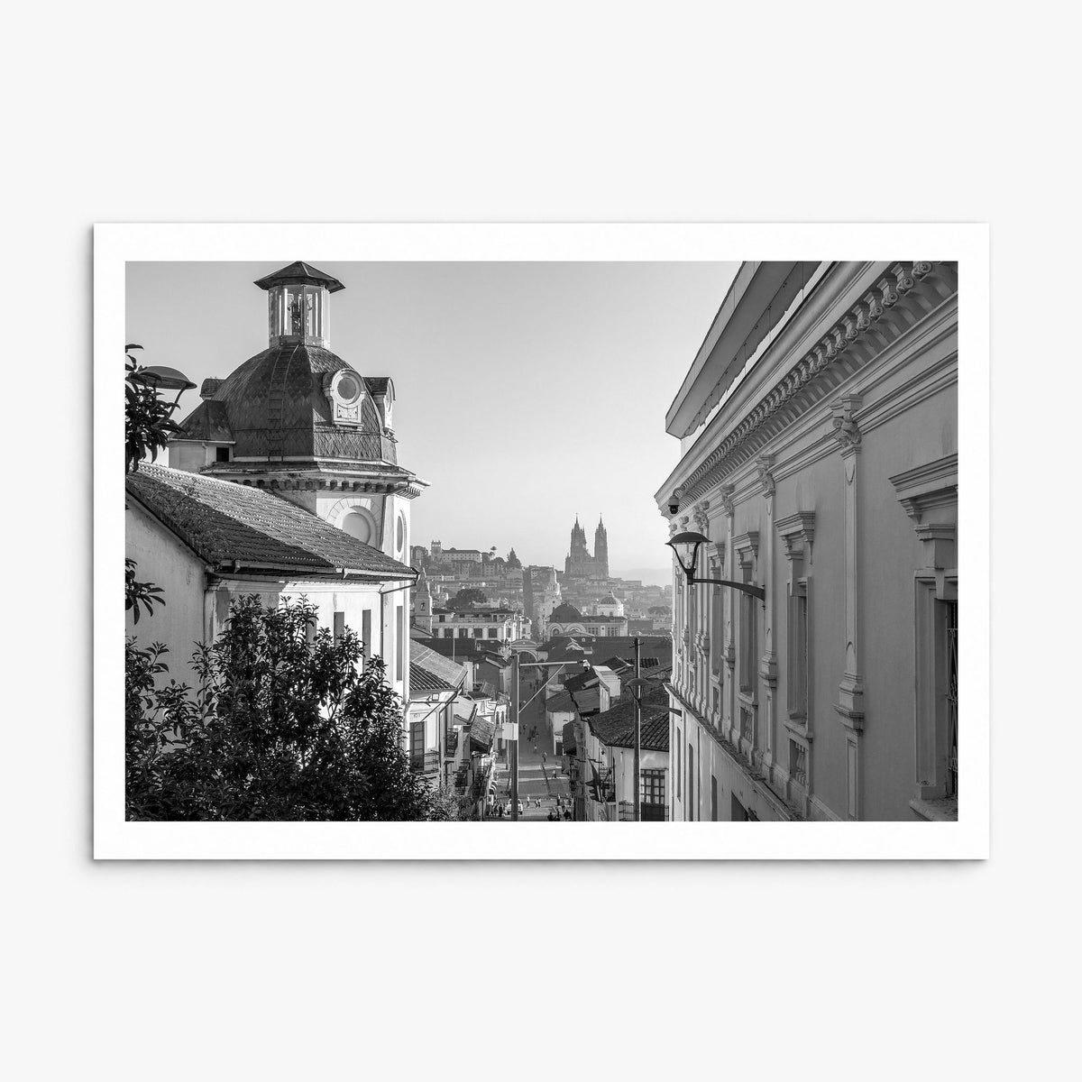 Quito Photo Poster, print only (unframed), white border