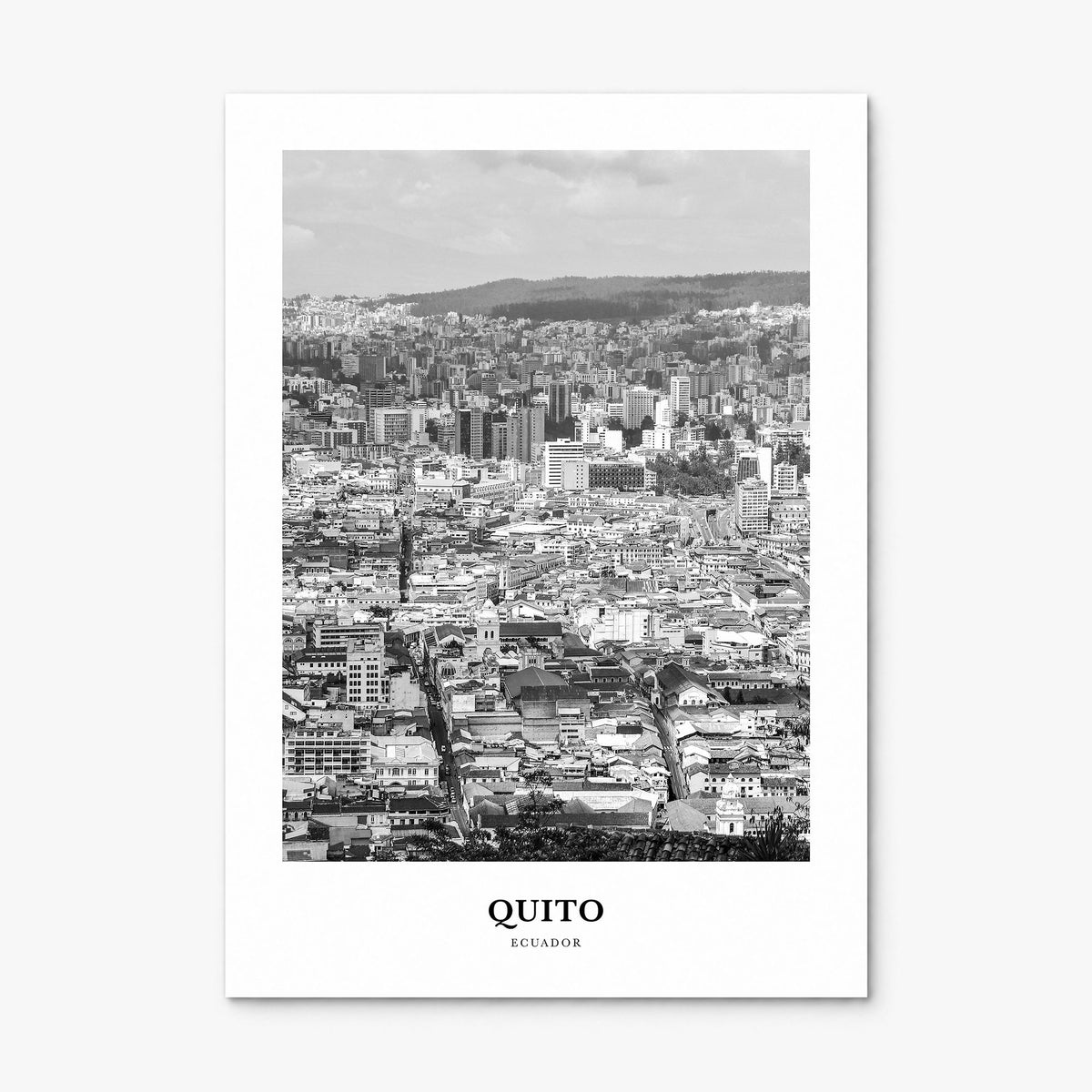 Quito Classic Poster, print only (unframed)