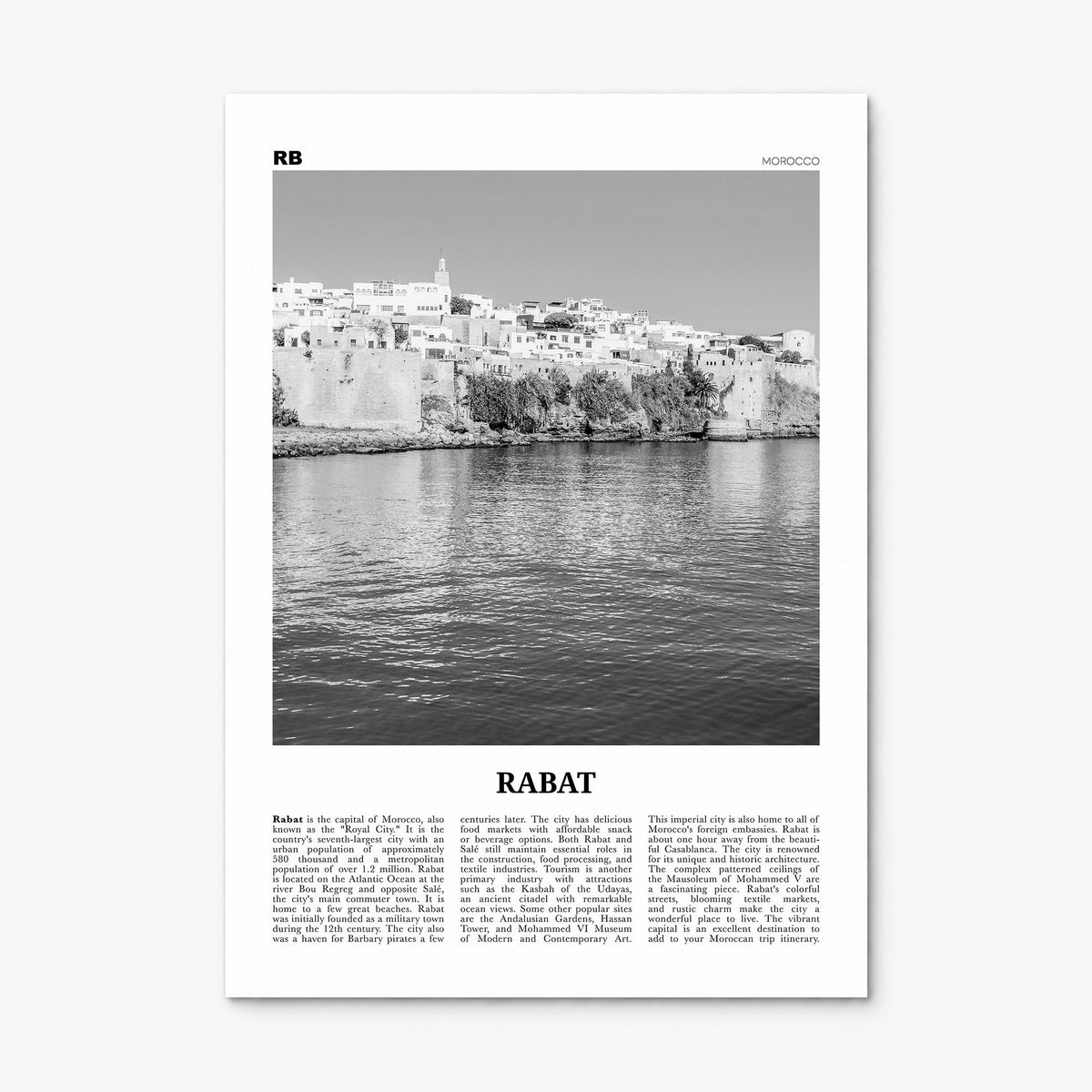 Rabat Newspaper Poster, print only (unframed)