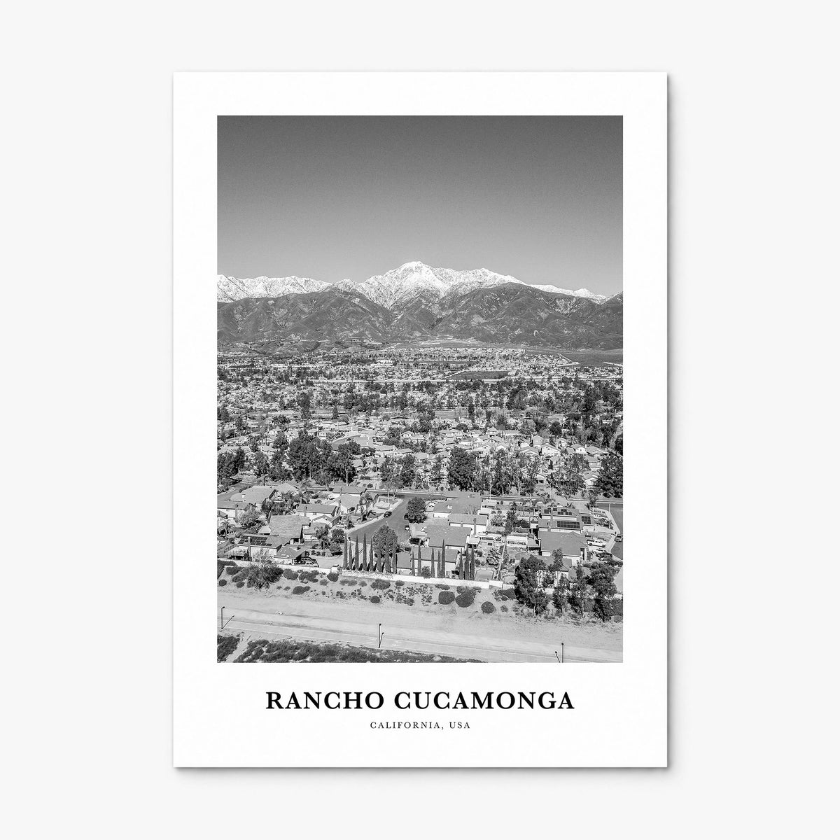 Rancho Cucamonga Classic Poster, print only (unframed)