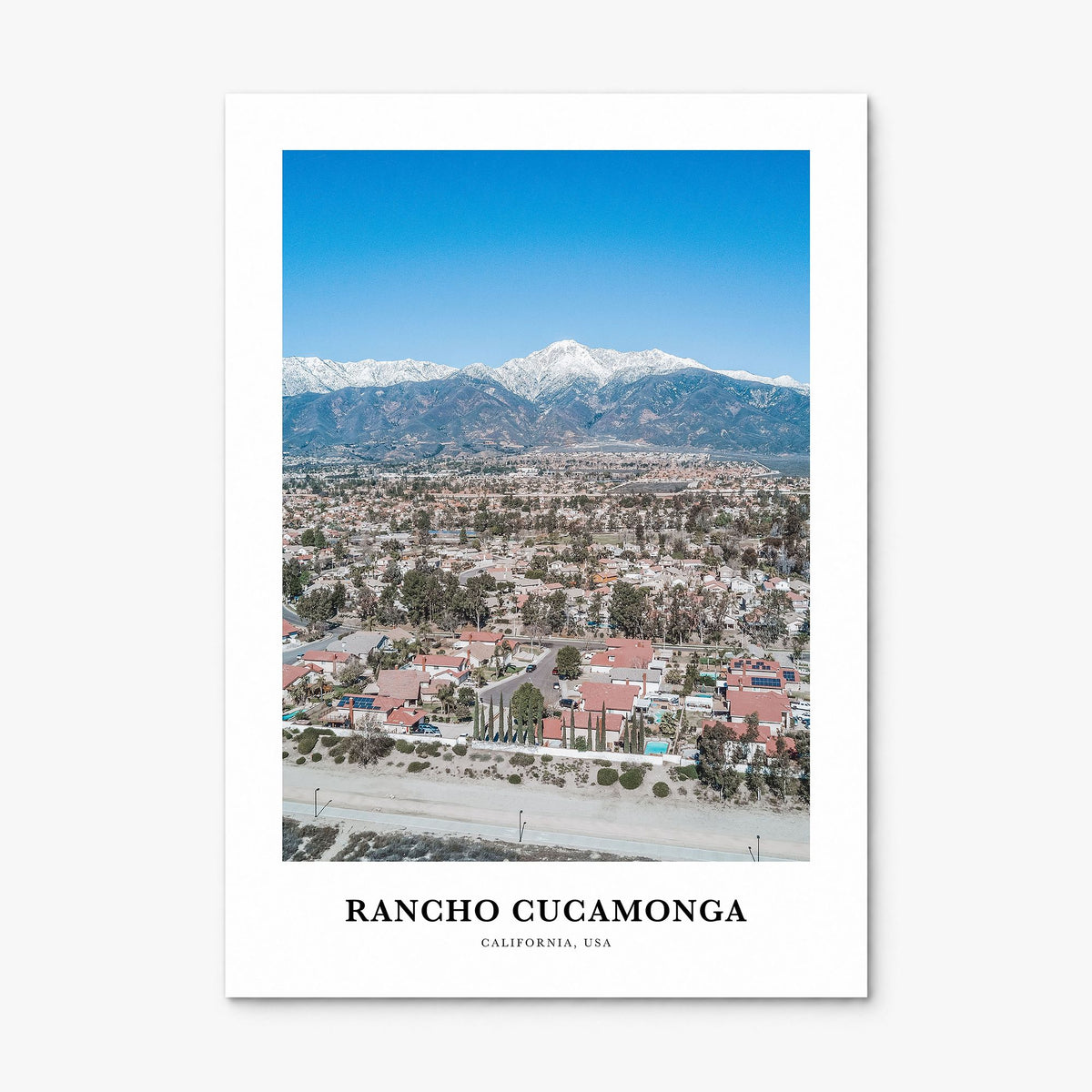 Rancho Cucamonga Classic Poster, print only (unframed)
