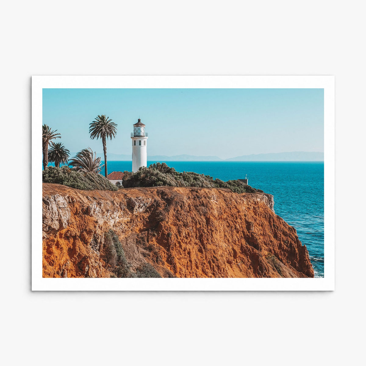 Rancho Palos Verdes Photo Poster, print only (unframed), white border