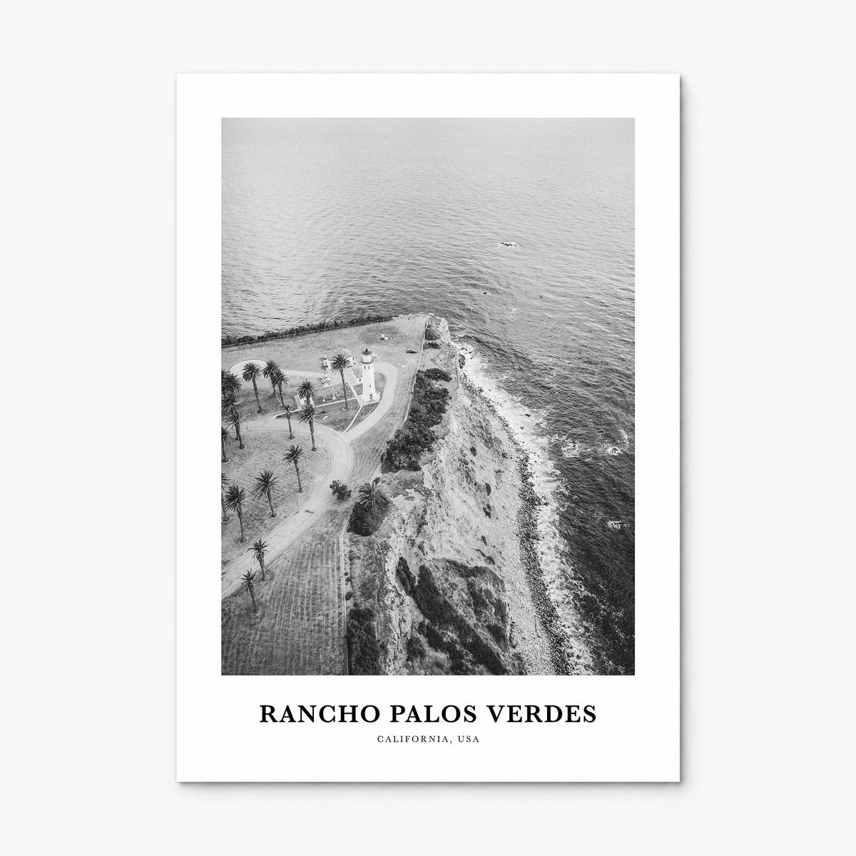 Rancho Palos Verdes Classic Poster, print only (unframed)