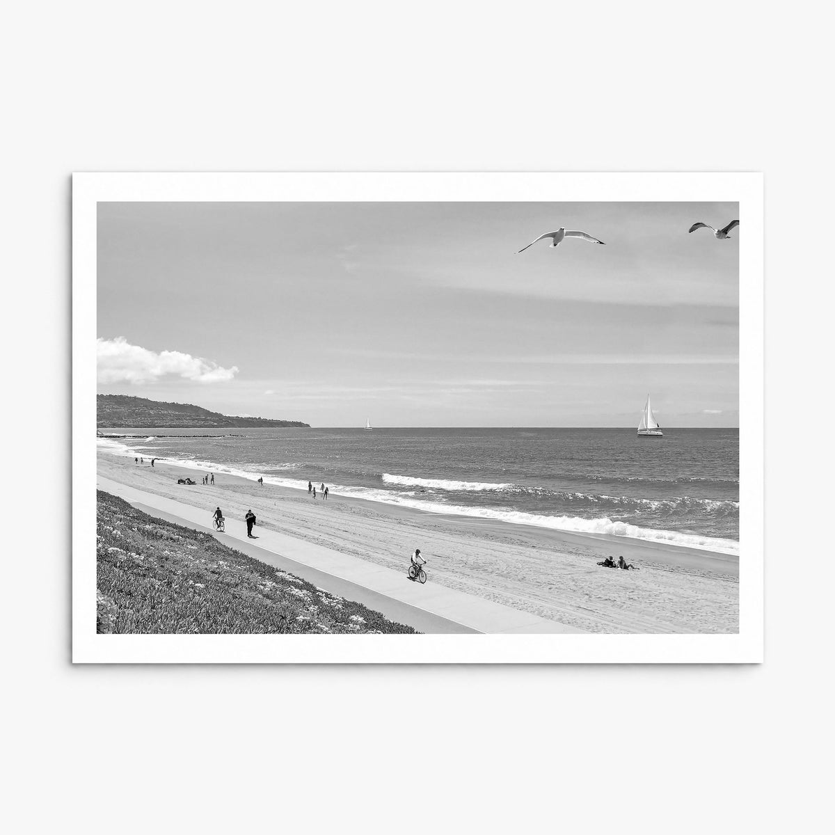 Redondo Beach Photo Poster, print only (unframed), white border