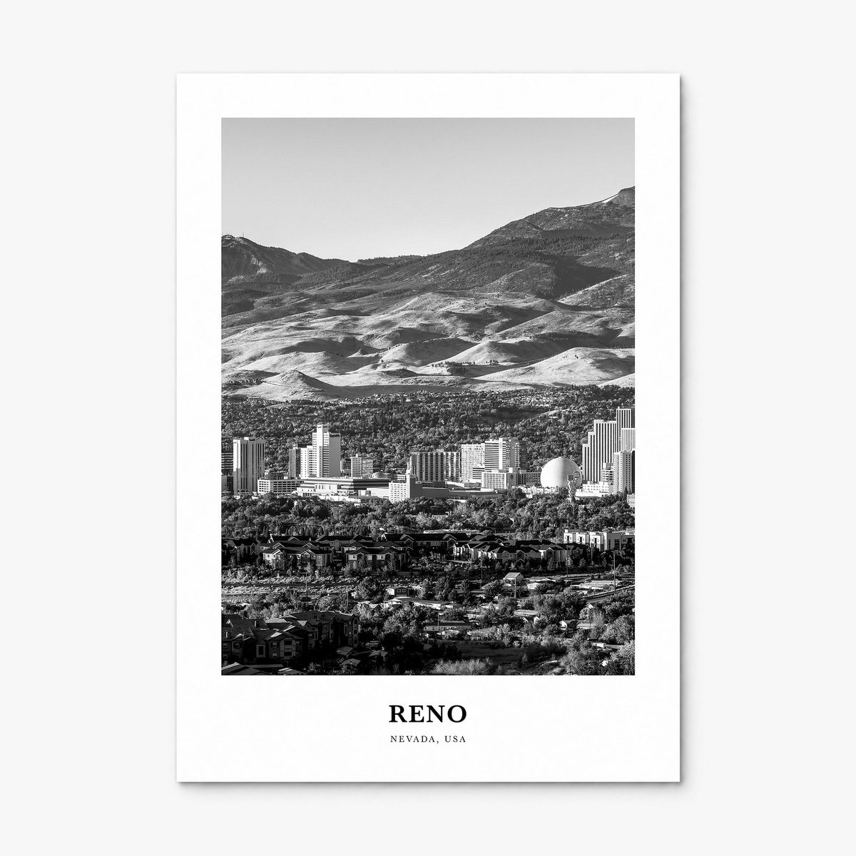 Reno Classic Poster, print only (unframed)