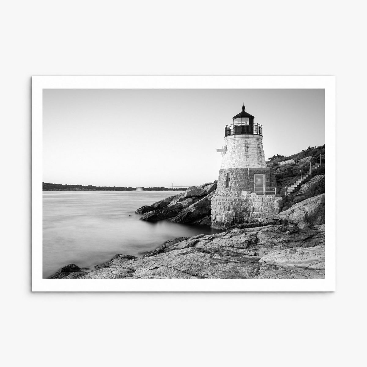 Rhode Island Photo Poster, print only (unframed), white border