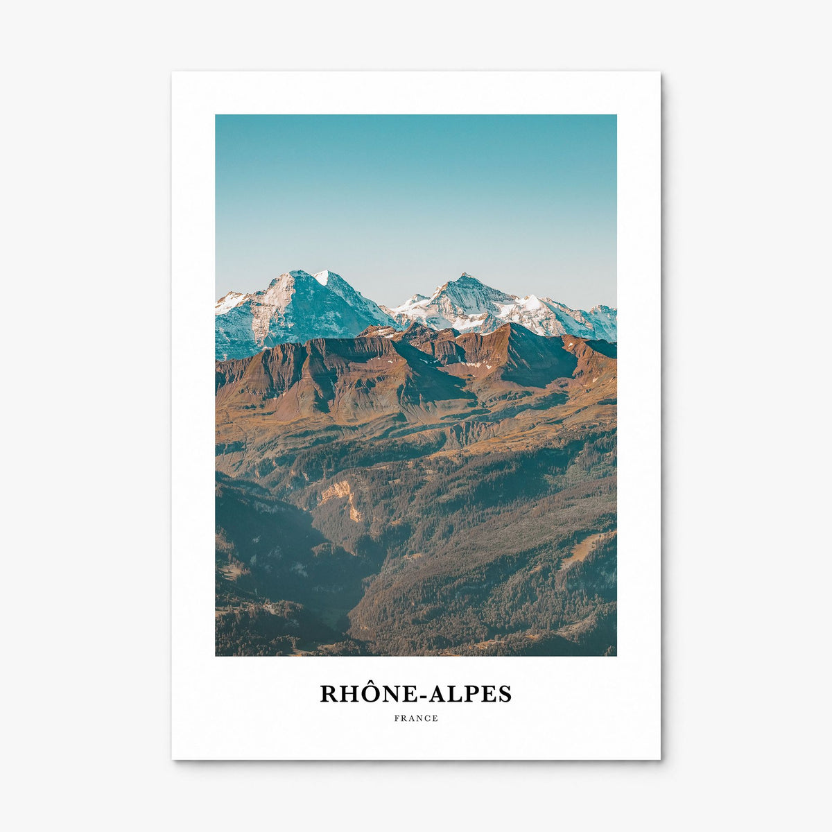 Rhône-Alpes Classic Poster, print only (unframed)