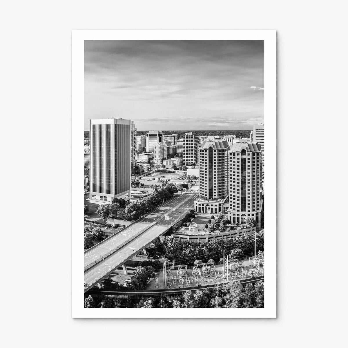 Richmond Photo Poster, print only (unframed), white border