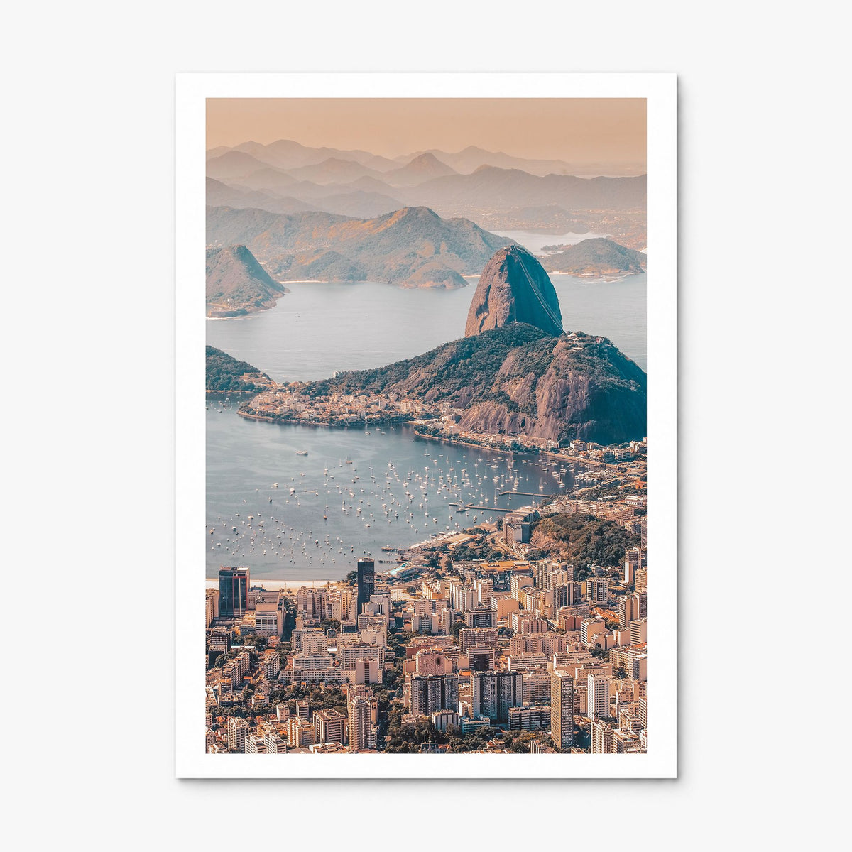 Rio de Janeiro Photo No 1 Poster, print only (unframed), white border