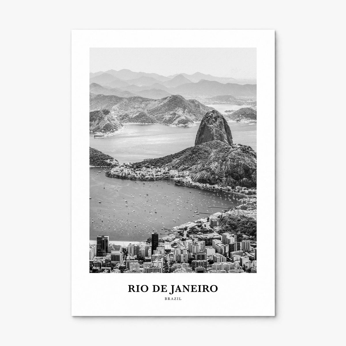 Rio de Janeiro Classic No 5 Poster, print only (unframed)