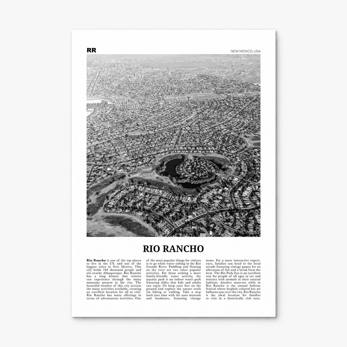 Rio Rancho Newspaper Poster, print only (unframed)