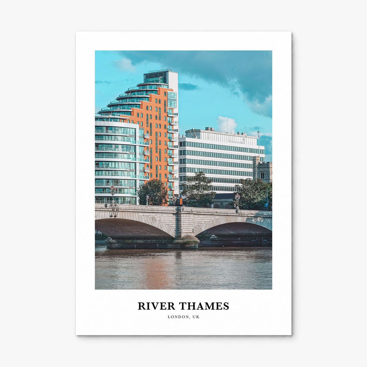 River Thames Classic Poster, print only (unframed)
