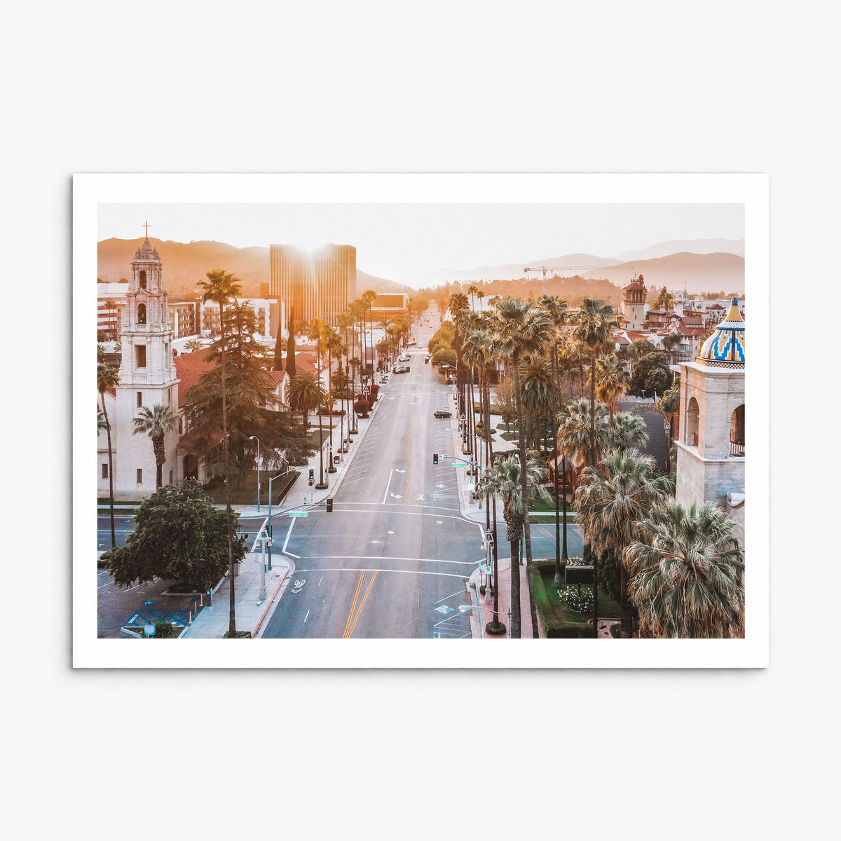 Riverside Photo Poster, print only (unframed), white border