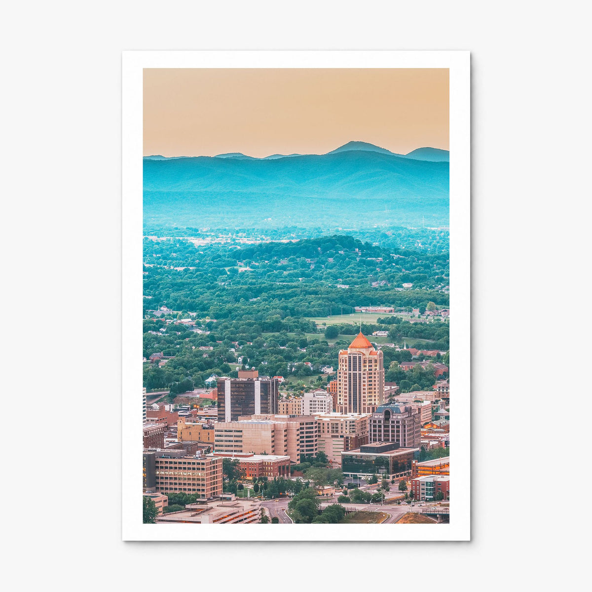 Roanoke Photo Poster, print only (unframed), white border