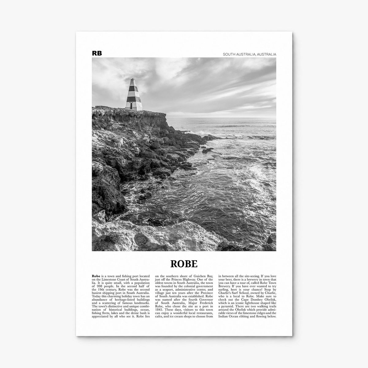Robe Newspaper Poster, print only (unframed)