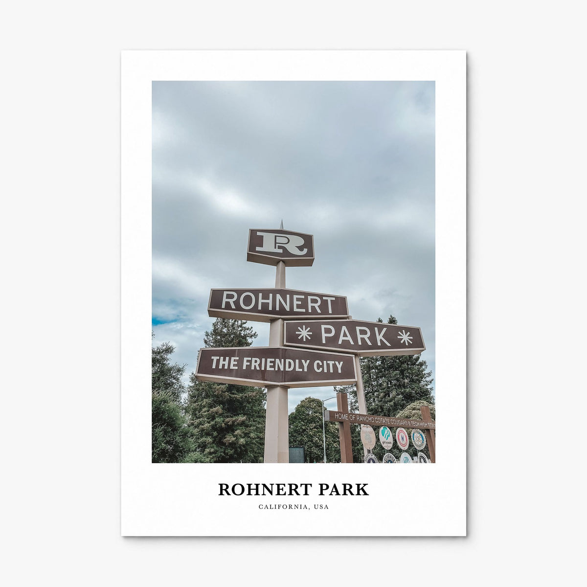 Rohnert Park Classic Poster, print only (unframed)
