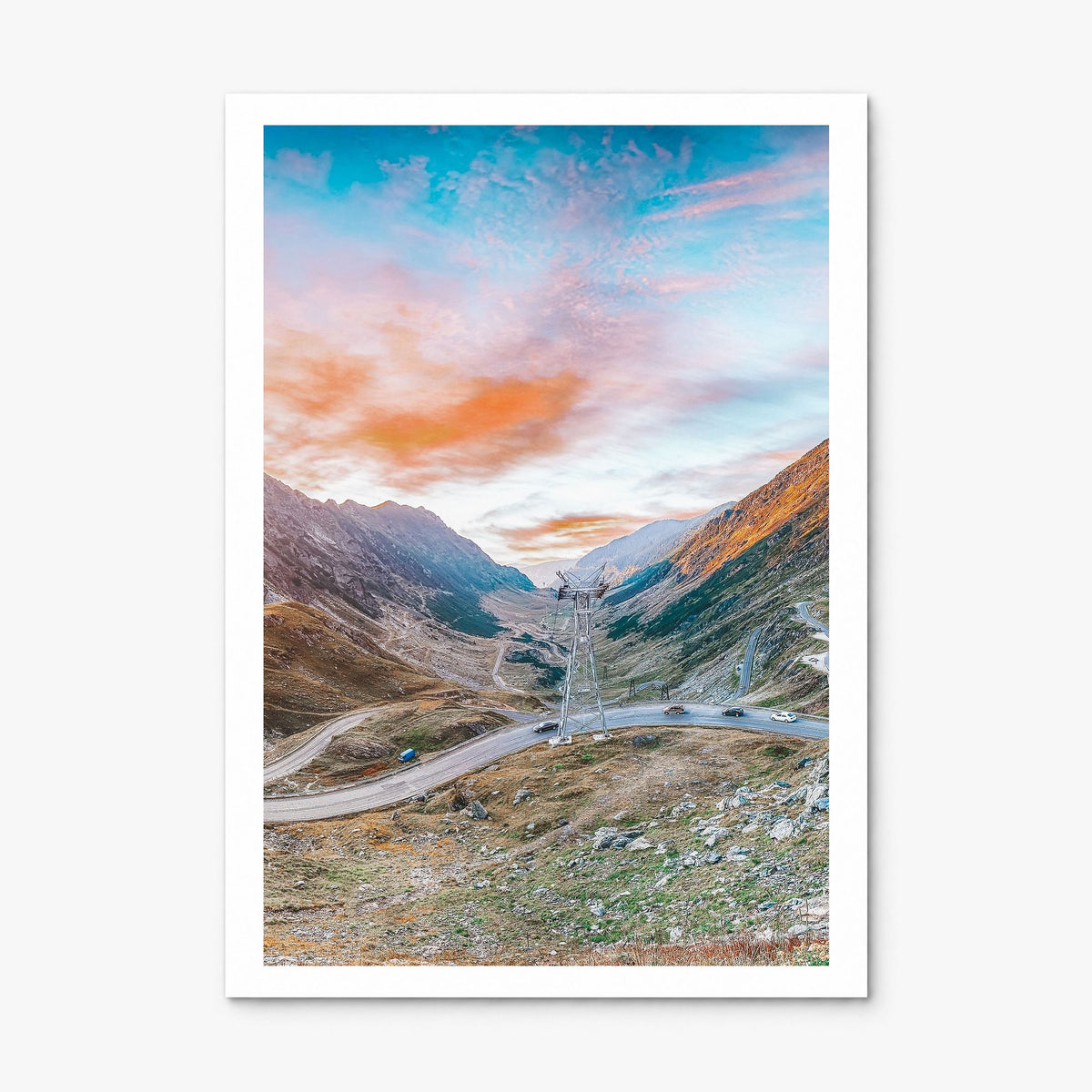Romania Photo Poster, print only (unframed), white border