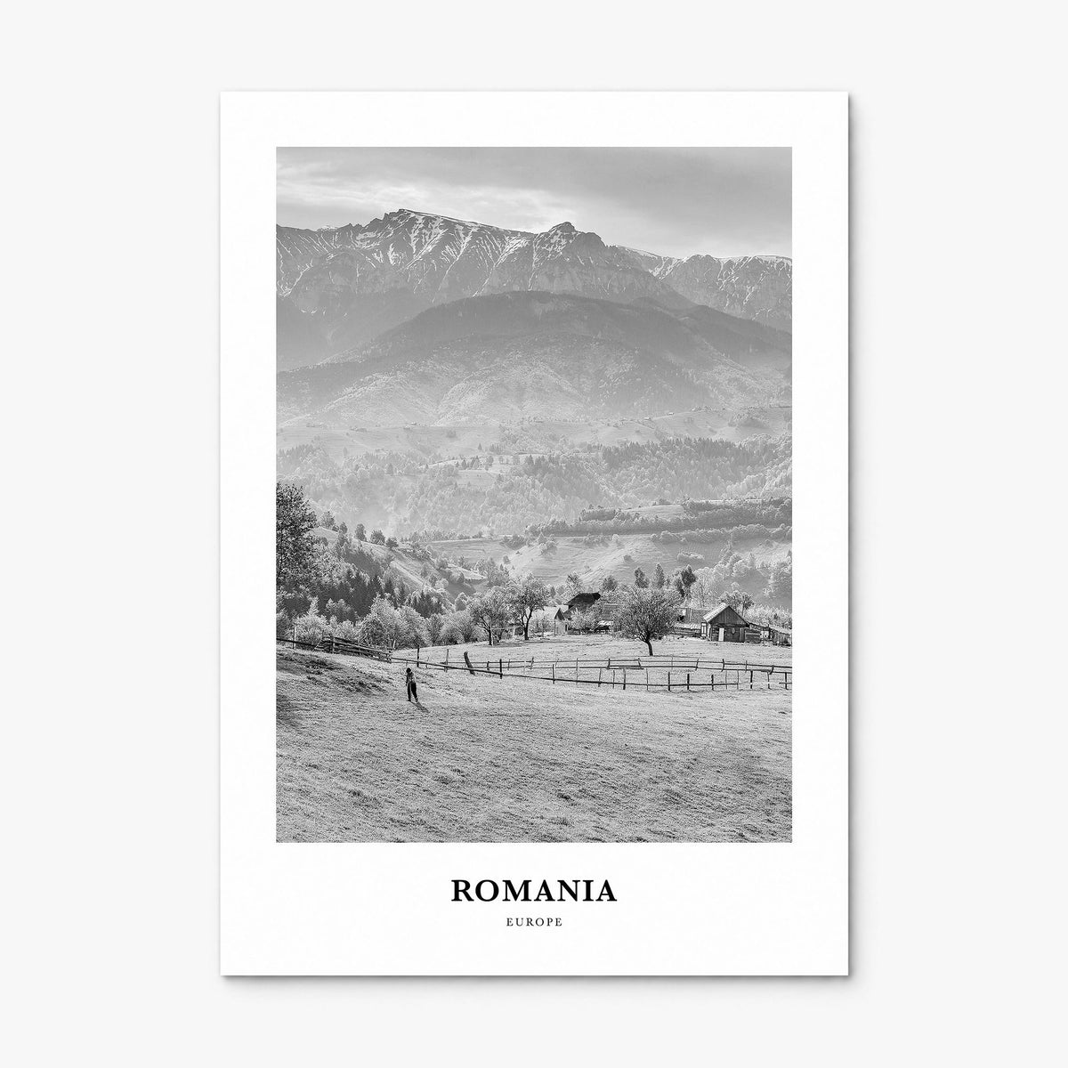 Romania Classic Poster, print only (unframed)