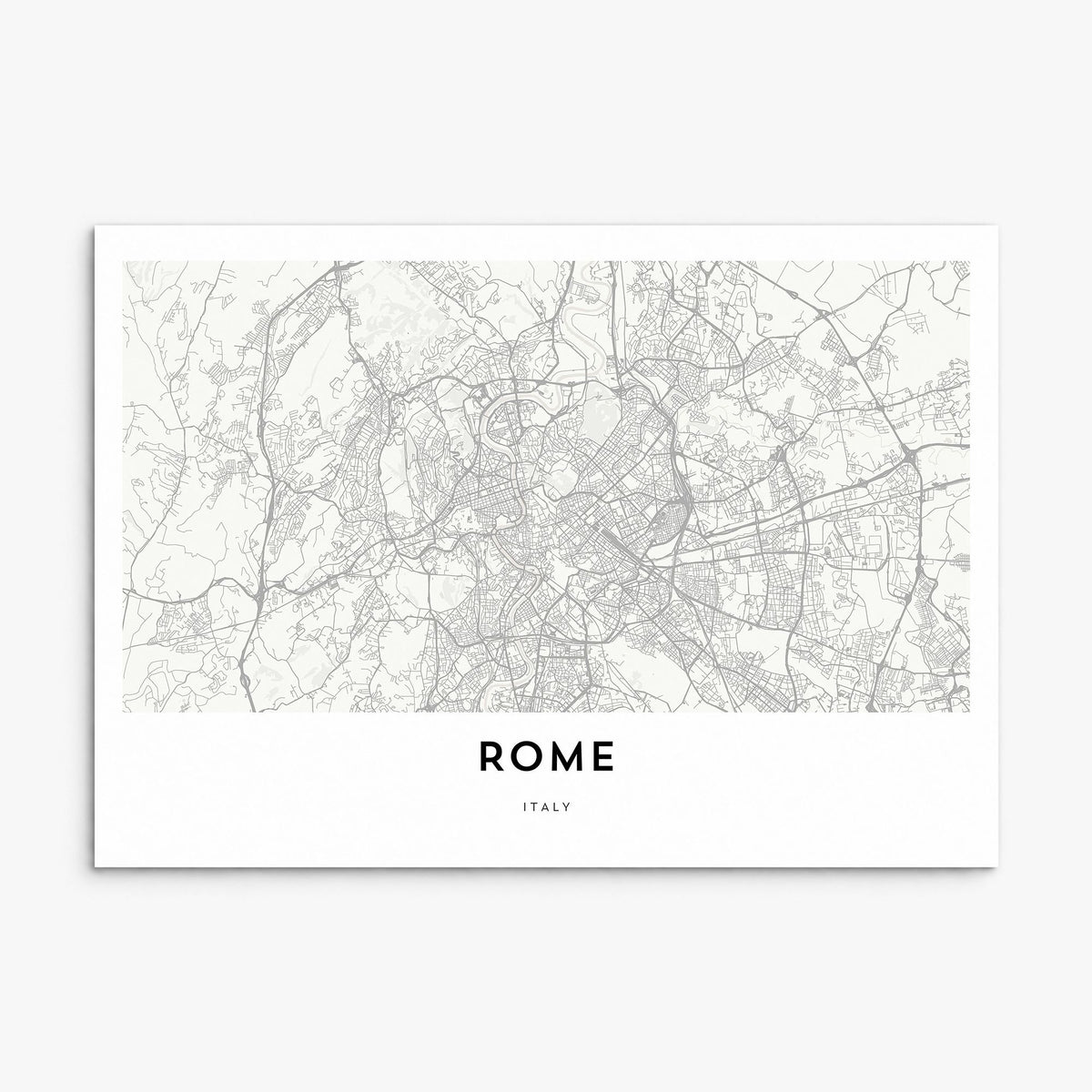 Rome Map Poster, print only (unframed)