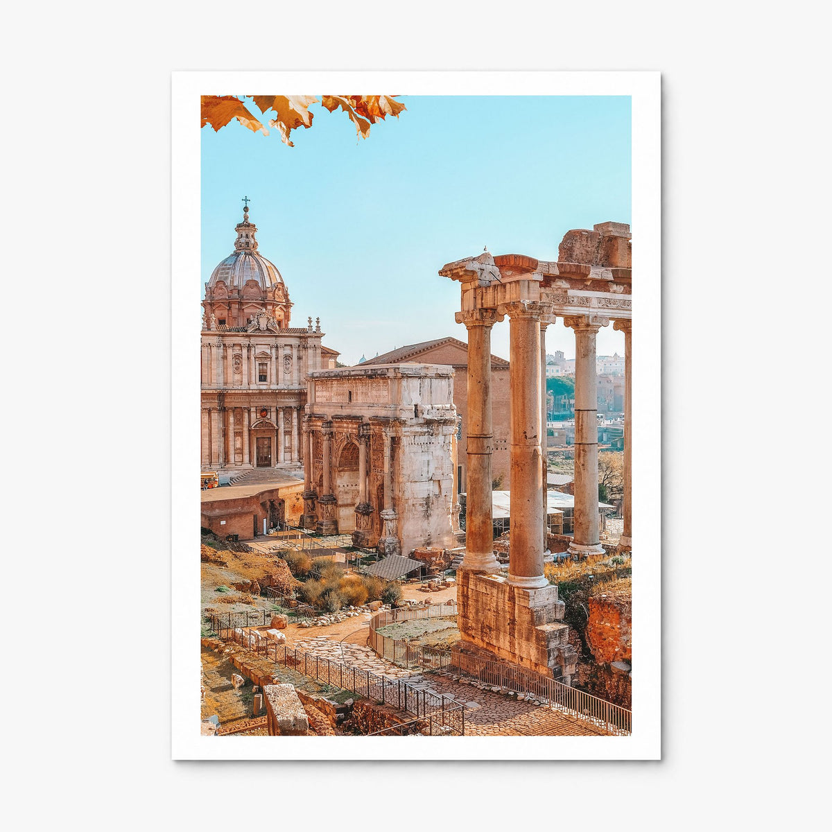 Rome Photo No 2 Poster, print only (unframed), white border