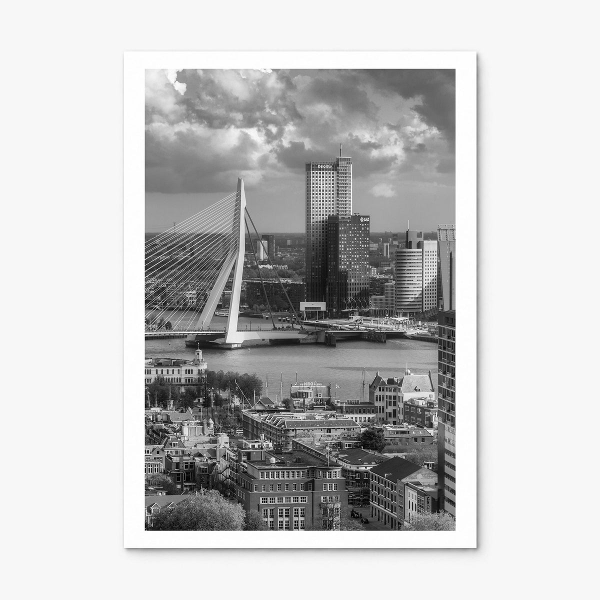 Rotterdam Photo Poster, print only (unframed), white border
