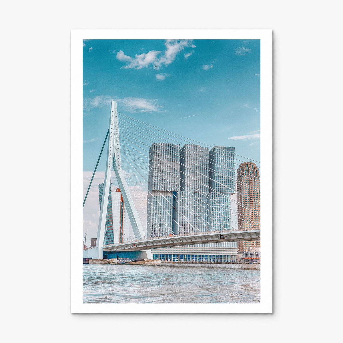 Rotterdam Photo Poster, print only (unframed), white border